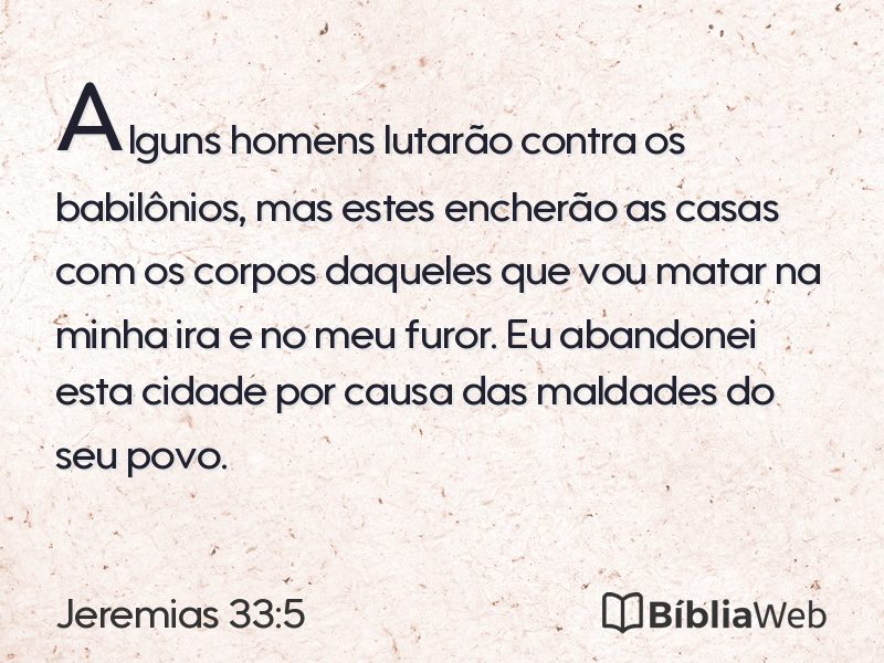 Jeremias 33:5 em imagem para compartilhar