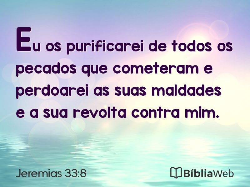Jeremias 33:8 em imagem para compartilhar