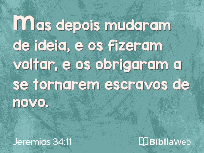 Jeremias 34:11 em imagem para compartilhar