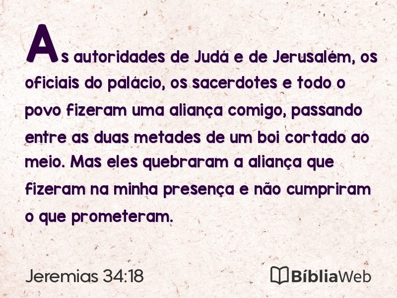 Jeremias 34:18 em imagem para compartilhar