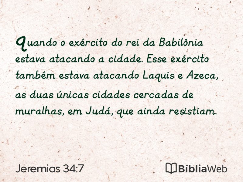 Jeremias 34:7 em imagem para compartilhar