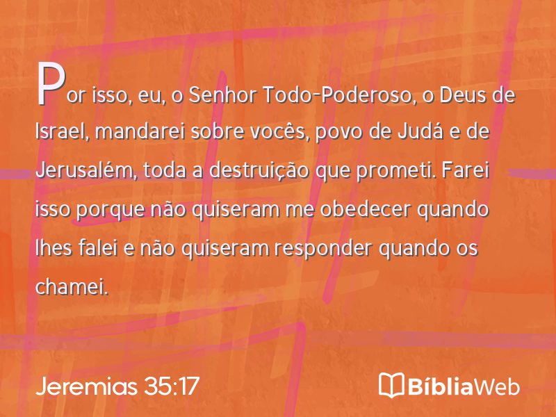 Jeremias 35:17 em imagem para compartilhar