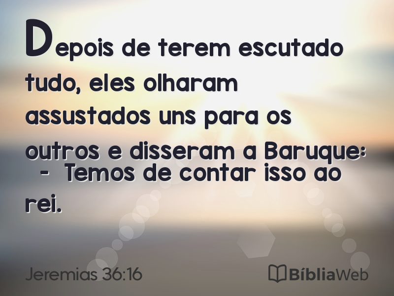 Jeremias 36:16 em imagem para compartilhar