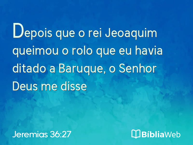 Jeremias 36:27 em imagem para compartilhar