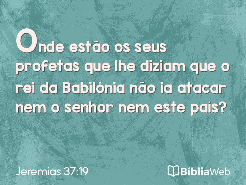 Jeremias 37:19 em imagem para compartilhar