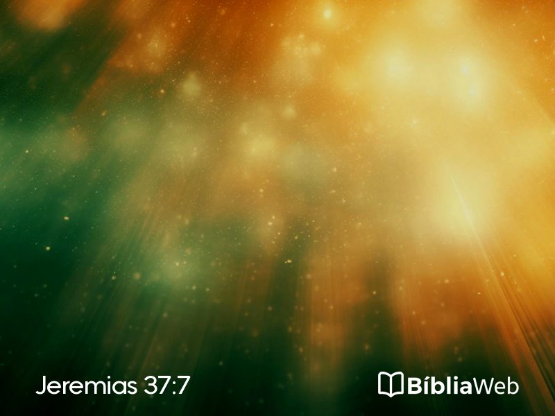 Jeremias 37:7 em imagem para compartilhar