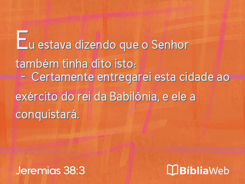 Jeremias 38:3 em imagem para compartilhar