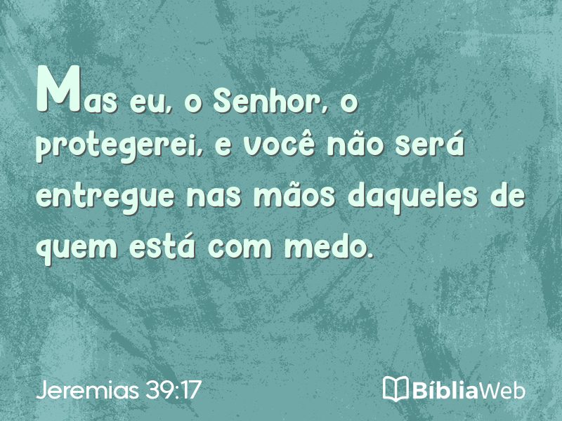 Jeremias 39:17 em imagem para compartilhar