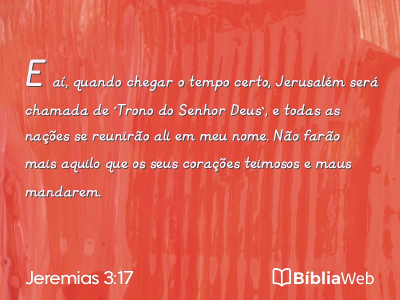 Jeremias 3:17 em imagem para compartilhar