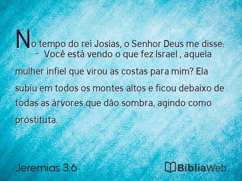 Jeremias 3:6 em imagem para compartilhar