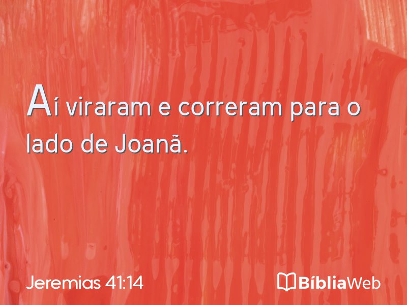 Jeremias 41:14 em imagem para compartilhar