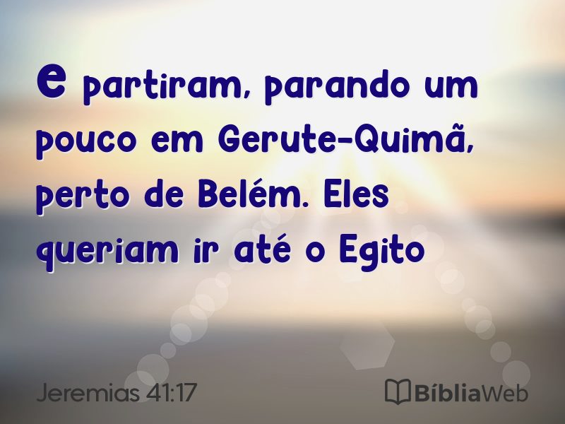 Jeremias 41:17 em imagem para compartilhar