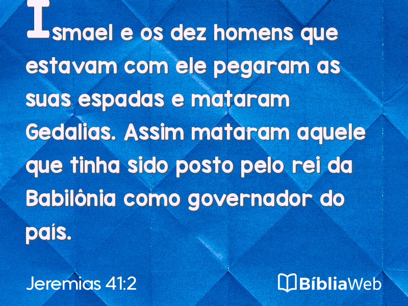 Jeremias 41:2 em imagem para compartilhar