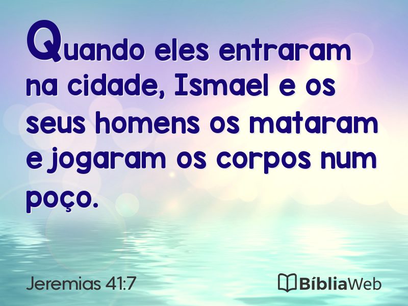 Jeremias 41:7 em imagem para compartilhar
