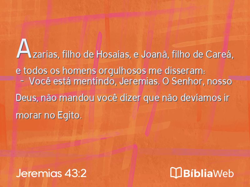 Jeremias 43:2 em imagem para compartilhar
