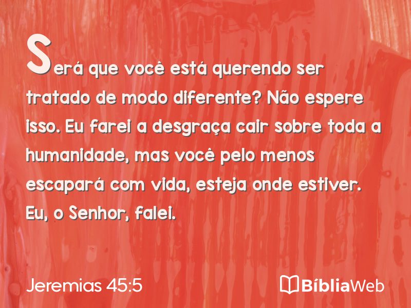 Jeremias 45:5 em imagem para compartilhar