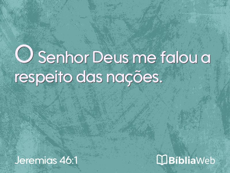 Jeremias 46:1 em imagem para compartilhar