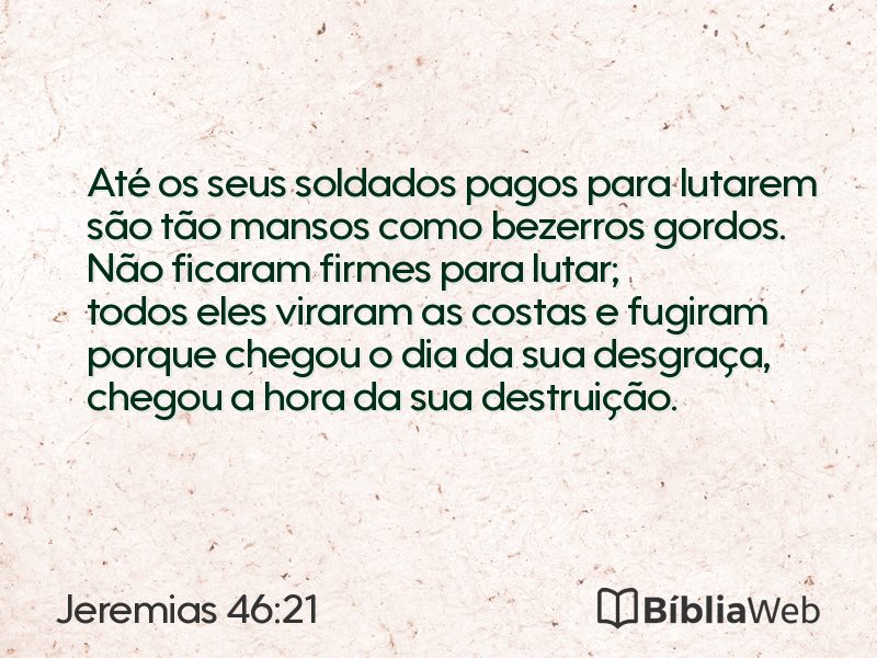Jeremias 46:21 em imagem para compartilhar