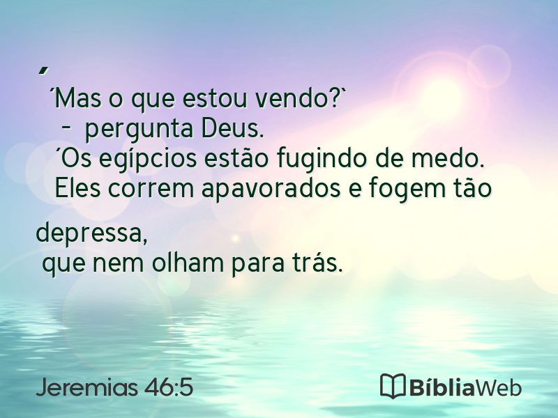Jeremias 46:5 em imagem para compartilhar