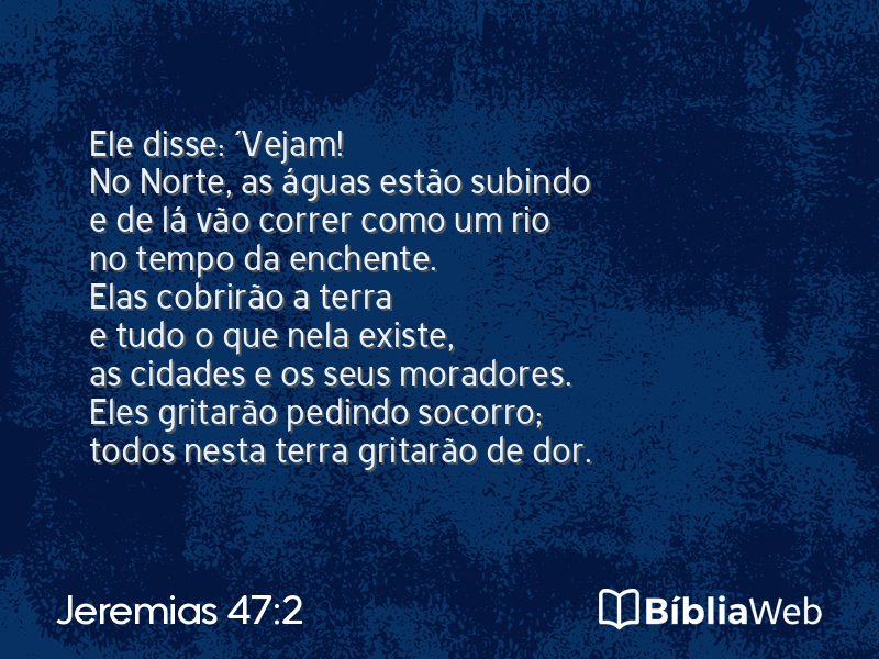 Jeremias 47:2 em imagem para compartilhar