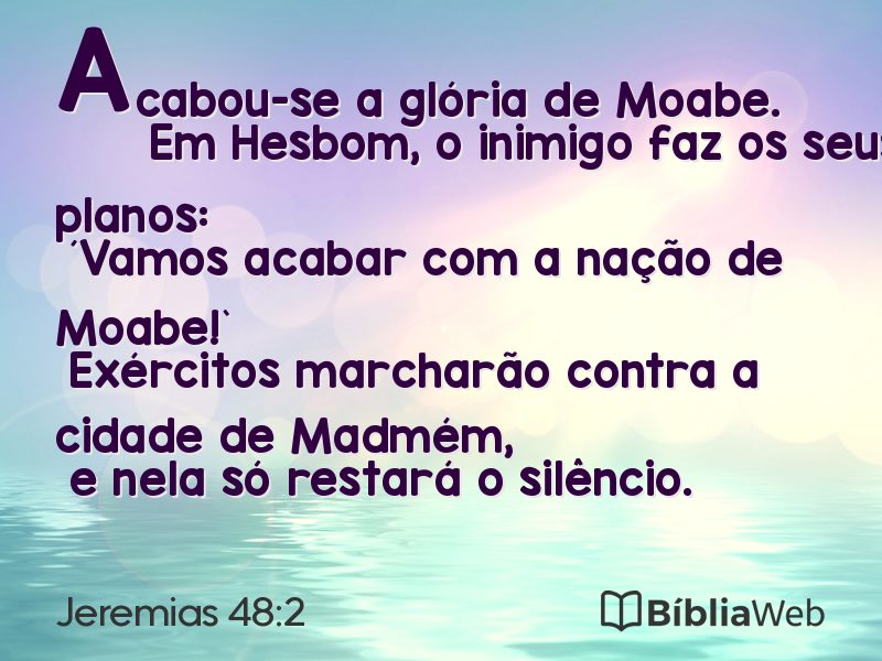 Jeremias 48:2 em imagem para compartilhar
