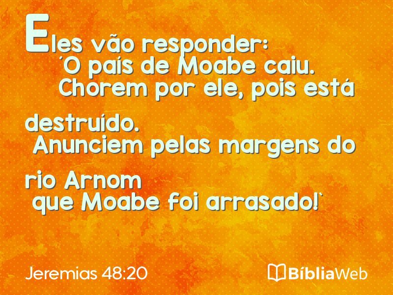 Jeremias 48:20 em imagem para compartilhar