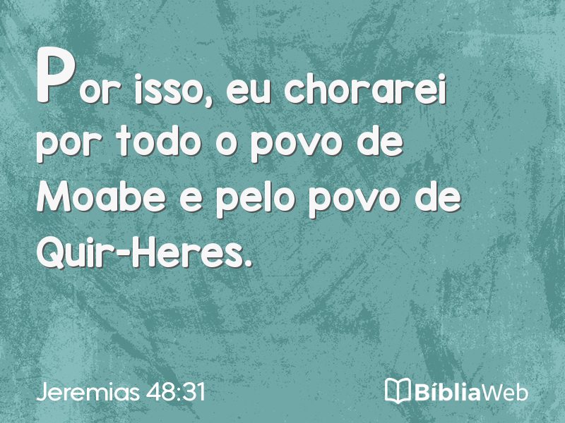 Jeremias 48:31 em imagem para compartilhar
