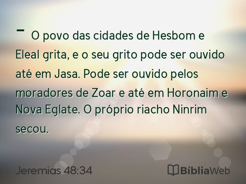 Jeremias 48:34 em imagem para compartilhar