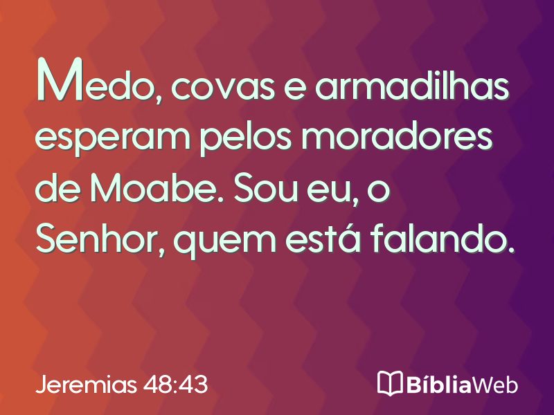 Jeremias 48:43 em imagem para compartilhar