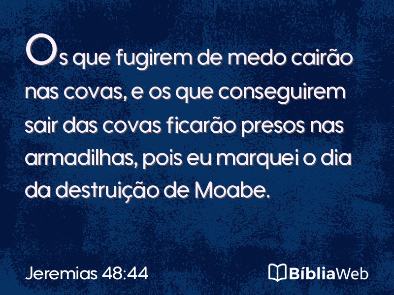 Jeremias 48:44 em imagem para compartilhar