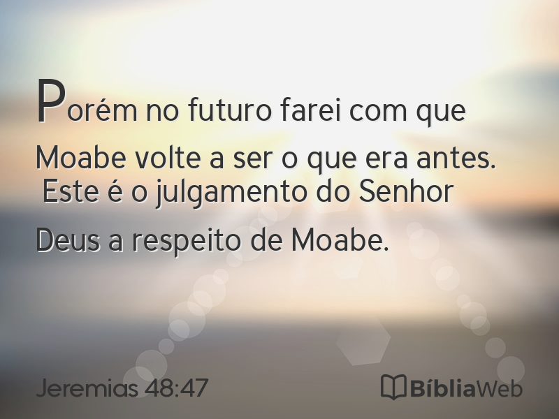 Jeremias 48:47 em imagem para compartilhar