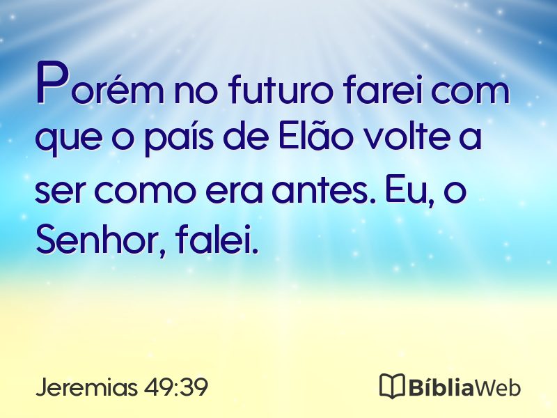Jeremias 49:39 em imagem para compartilhar