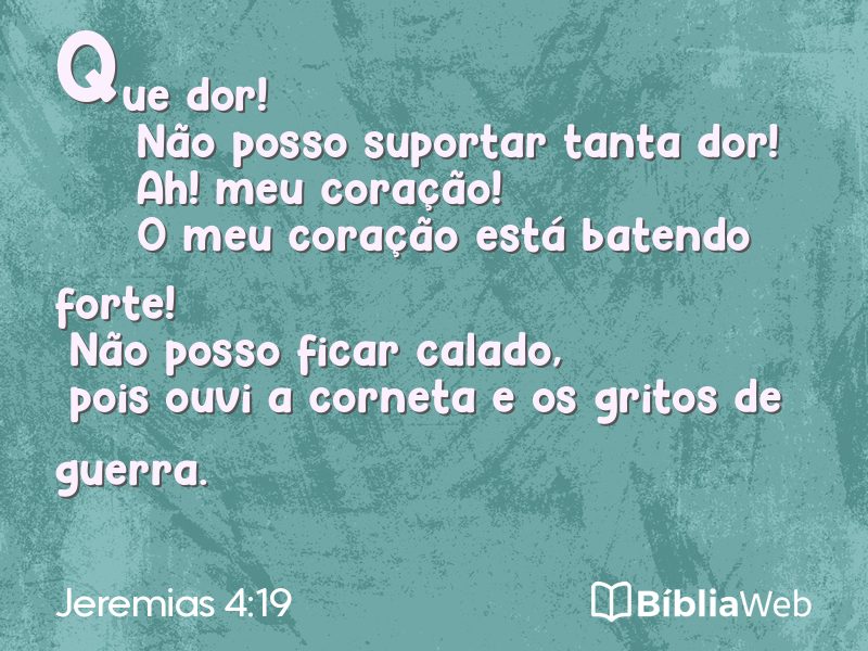 Jeremias 4:19 em imagem para compartilhar