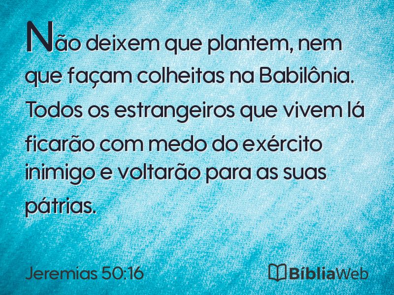 Jeremias 50:16 em imagem para compartilhar