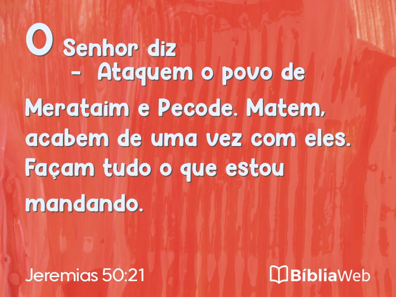 Jeremias 50:21 em imagem para compartilhar