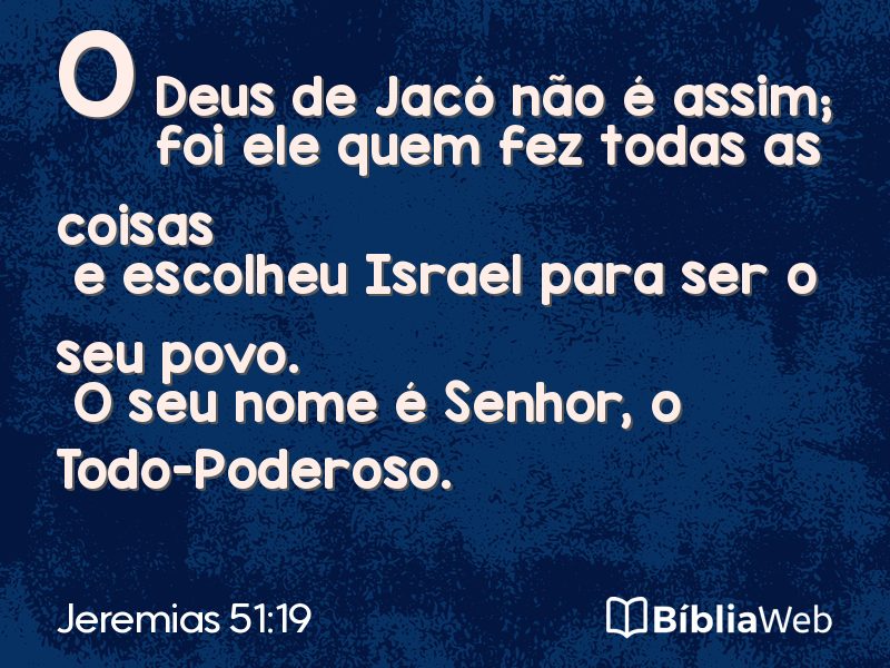 Jeremias 51:19 em imagem para compartilhar