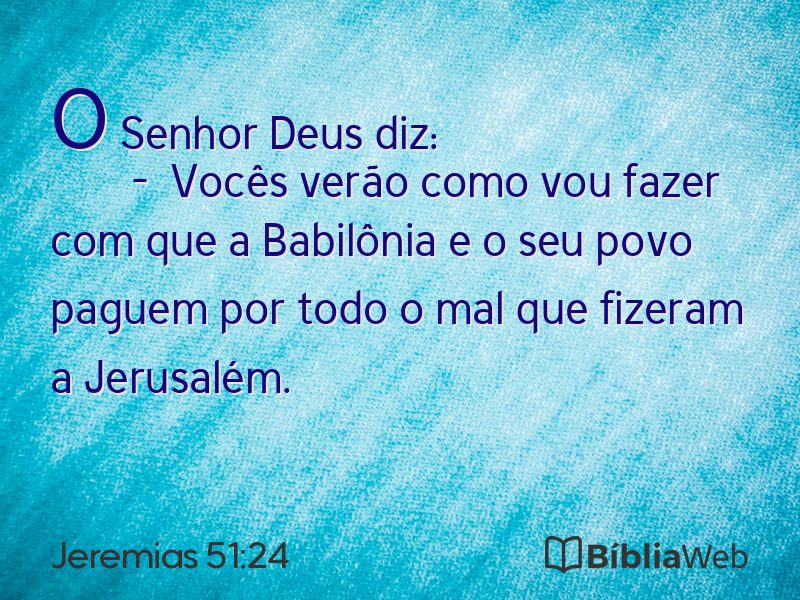 Jeremias 51:24 em imagem para compartilhar