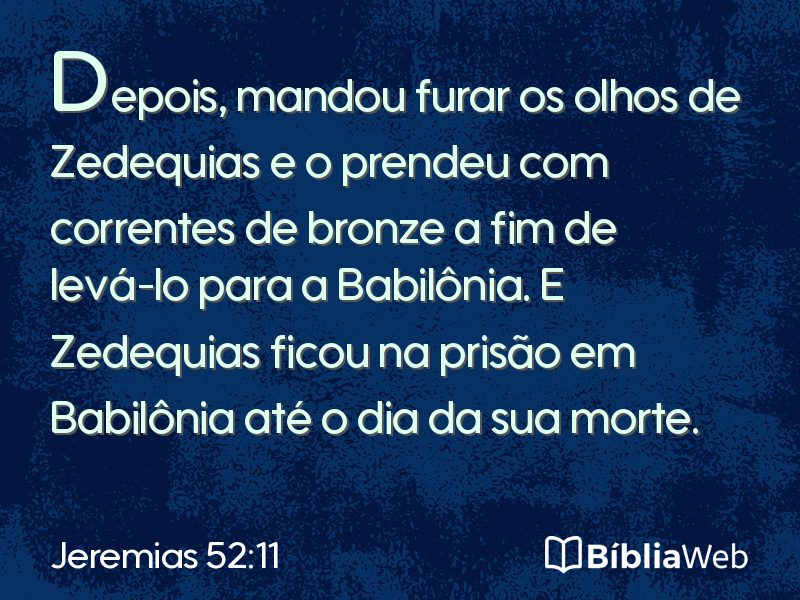 Jeremias 52:11 em imagem para compartilhar