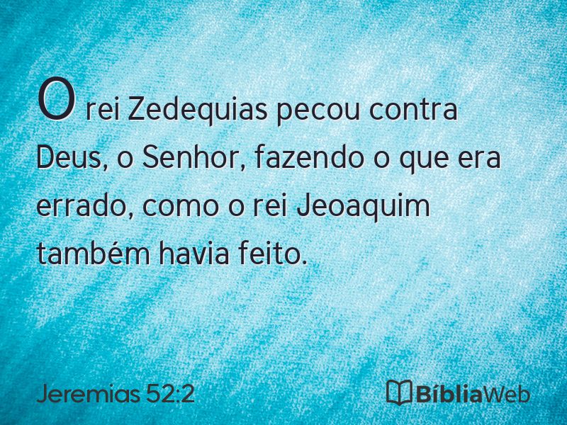Jeremias 52:2 em imagem para compartilhar