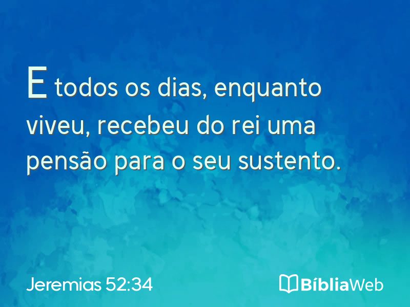 Jeremias 52:34 em imagem para compartilhar