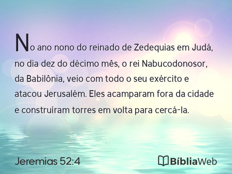 Jeremias 52:4 em imagem para compartilhar