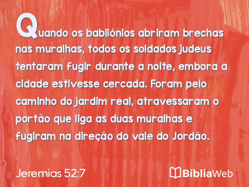 Jeremias 52:7 em imagem para compartilhar