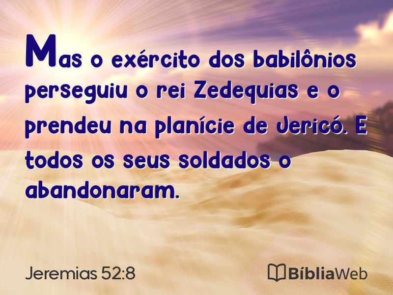 Jeremias 52:8 em imagem para compartilhar