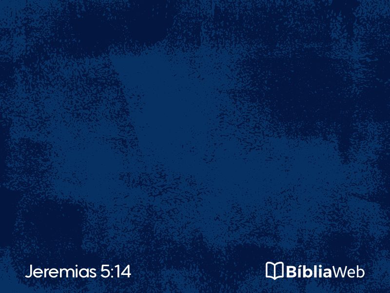 Jeremias 5:14 em imagem para compartilhar