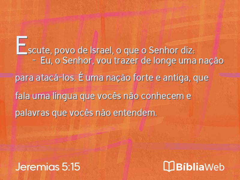 Jeremias 5:15 em imagem para compartilhar