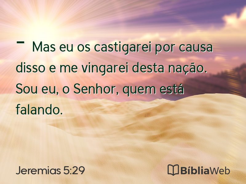 Jeremias 5:29 em imagem para compartilhar