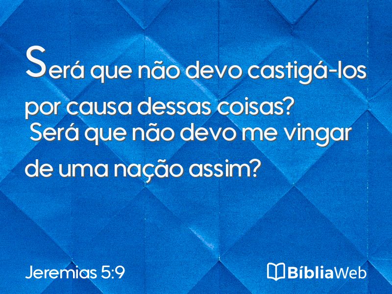Jeremias 5:9 em imagem para compartilhar