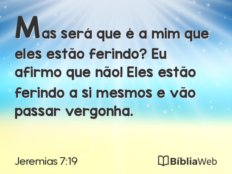 Jeremias 7:19 em imagem para compartilhar