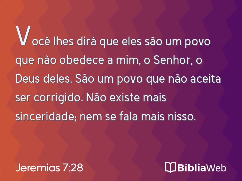 Jeremias 7:28 em imagem para compartilhar
