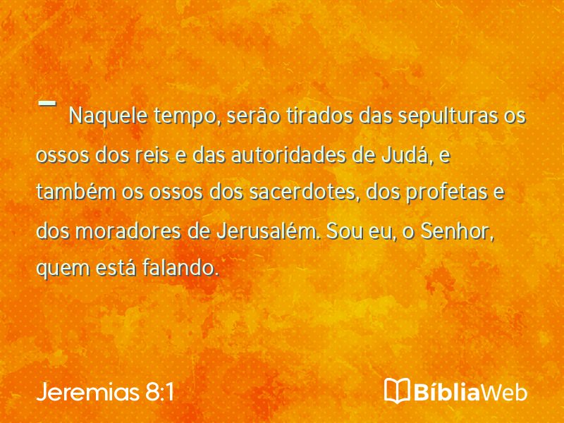 Jeremias 8:1 em imagem para compartilhar